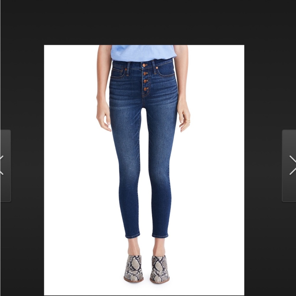 Madewell 9” High Rise Skinny Jeans Size 28
